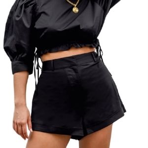 Boyfriend Black Dress Shorts